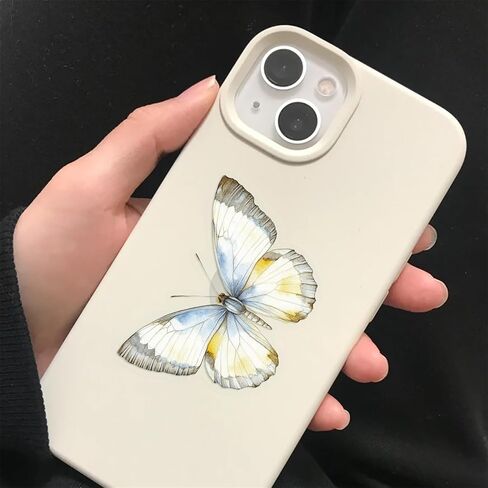50PCS Butterfly Stickers PET Transparent Stickers Nature Decals Waterproof Decorative Decals for Scrapbook DIY Crafts Album Bullet Journal Planner Water Bottles Phone Cases Laptops (Butterfly) in Kuwait