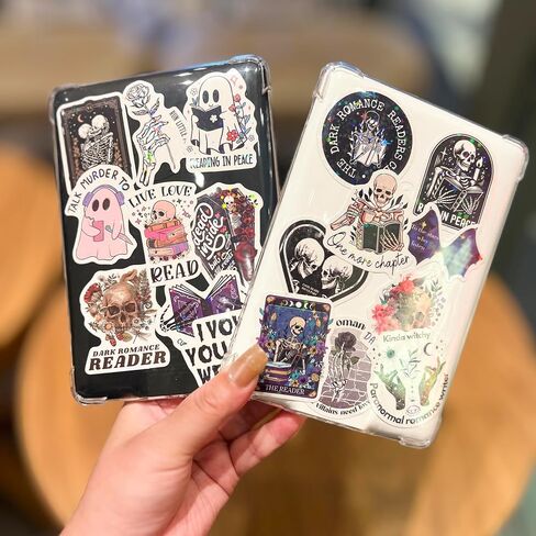 BAMAYSELF 175 Pcs Dark Romance Book Stickers for Adult- Holographic Booktok Spicy Reading Sticker Pack for Laptop Water Bottle, Glitter Vinyl Decal Gifts for Book Lovers in Kuwait