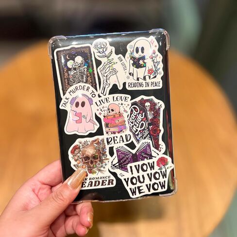 BAMAYSELF 175 Pcs Dark Romance Book Stickers for Adult- Holographic Booktok Spicy Reading Sticker Pack for Laptop Water Bottle, Glitter Vinyl Decal Gifts for Book Lovers in Kuwait