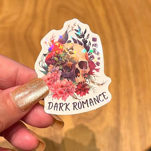 BAMAYSELF 175 Pcs Dark Romance Book Stickers for Adult- Holographic Booktok Spicy Reading Sticker Pack for Laptop Water Bottle, Glitter Vinyl Decal Gifts for Book Lovers in Kuwait