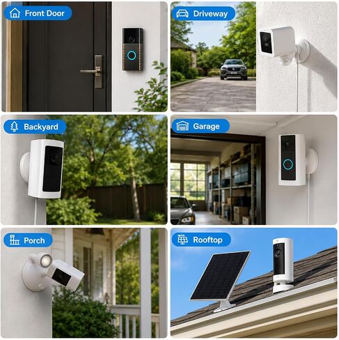 4-Pack Ring Battery & Charger for Ring Doorbell/Stick Up Cam/Spotlight Cam in Kuwait