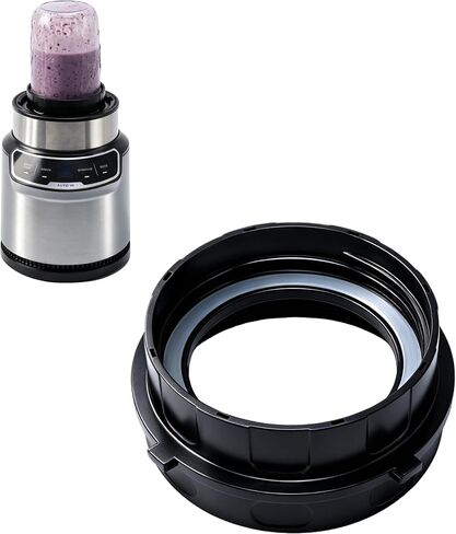 Adapter for Ninja Nutri-Pro Blender & Ball Wide-Mouth Mason Jars - Blend, Store & Go in the Same Jar - Blender Accessory for 1100W BN401 - Easy to Clean, Dishwasher Safe (Adapter Only) in Kuwait