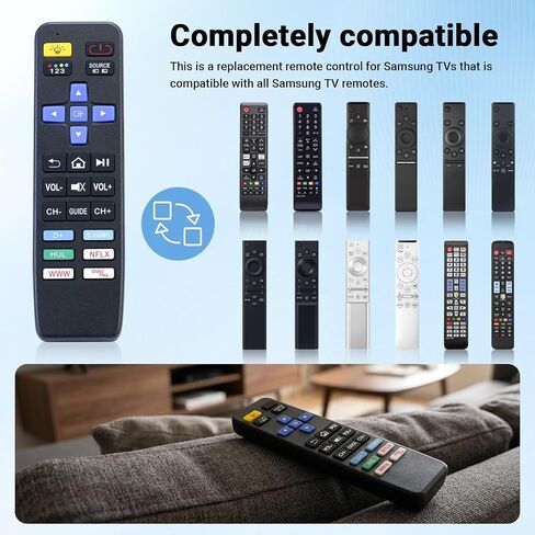 Big Button Remote Control Replacement for Samsung Smart TV Remote Control in Kuwait