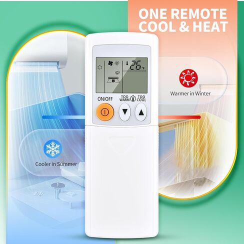 Replacement for Mitsubishi Electric Mr Slim Air Conditioner Remote Control, Compatible Models MSZ-GL06NA MSZ-GL09NA MSZ-GL12NA MSZ-GL15NA in Kuwait