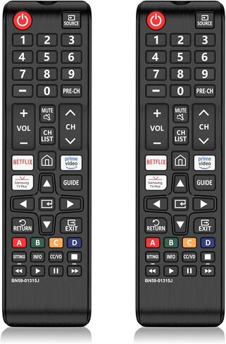 2-Pack Universal Samsung TV Remote, BN59-01315J Replacement Remote for All Samsung LED LCD HDTV 3D Smart TVs in Kuwait