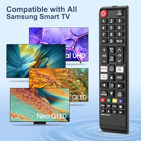 2-Pack Universal Samsung TV Remote, BN59-01315J Replacement Remote for All Samsung LED LCD HDTV 3D Smart TVs in Kuwait