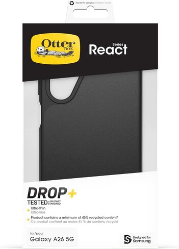 OtterBox React Case for Samsung Galaxy A26 5G - Black in Kuwait