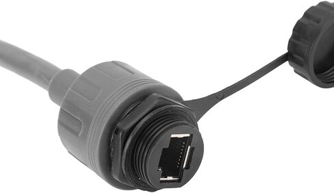 SPX Male to RJ45 Satellite Adapter 1200mbps Data Transfer Rate Compatible with PoE Injectors and Routers IP68 Water Proof for Indoor and Outdoor Use in Kuwait
