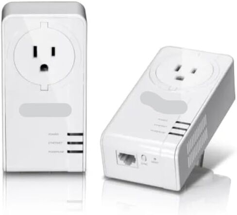 TPL-423E2K: Powerline 1300 AV2 Adapter Kit with Built-in Outlet in Kuwait
