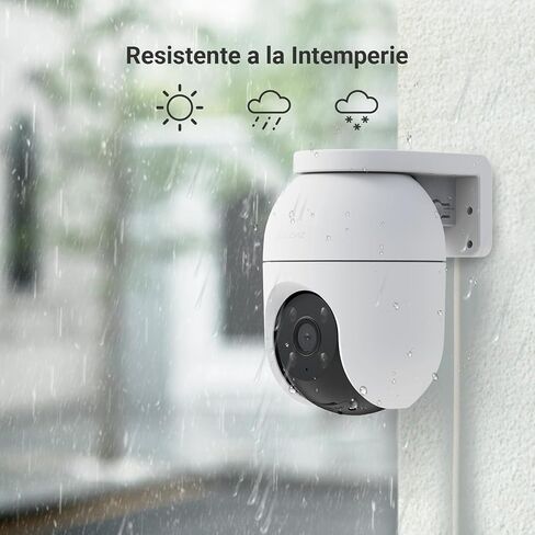 EZVIZ Outdoor WiFi Surveillance Camera, 360°, 1080P IP Security Camera, Colourful Night Vision, Person AI Detection, Auto Zoom Two-Way Audio, Siren, Alexa/Google, C8c 2MP in Kuwait