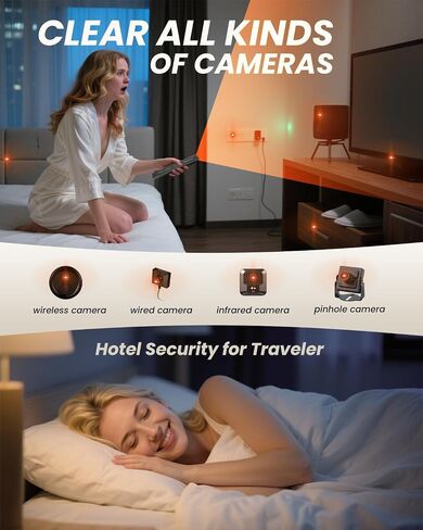 Hidden Camera Detectors GPS Tracker Detector with 6 Modes for Travel in Kuwait