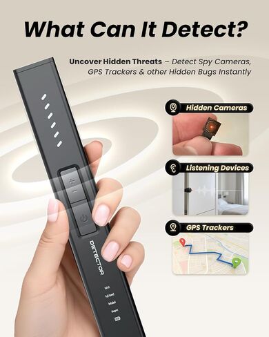 Hidden Camera Detectors GPS Tracker Detector with 6 Modes for Travel in Kuwait