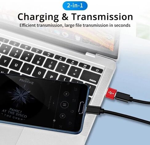 USB-C 3.0 to USB [4Pack] Male Quick 25W Adapter Compatible with Samsung Galaxy Tab S10 Lite Fast Charging, Sync Devices Keyboard, Mouse, gamepads, Drives, Cards in Kuwait