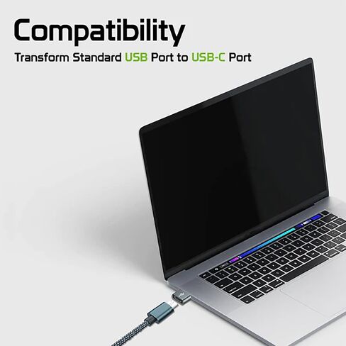 USB-C 3.0 to USB [4Pack] Male Quick 25W Adapter Compatible with Samsung Galaxy Tab S10 Lite Fast Charging, Sync Devices Keyboard, Mouse, gamepads, Drives, Cards in Kuwait