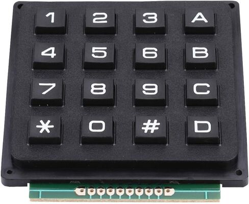 Keyboard, Mouse and Presentation Pen Module External Numeric Keypad ABS Compact MCU Keypad Compatible with Microcontroller Embedded System DIY Easy Connect 16 Keys 4x4 Keyboard in Kuwait