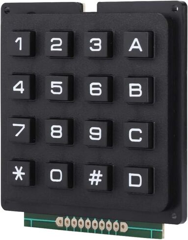 Keyboard, Mouse and Presentation Pen Module External Numeric Keypad ABS Compact MCU Keypad Compatible with Microcontroller Embedded System DIY Easy Connect 16 Keys 4x4 Keyboard in Kuwait