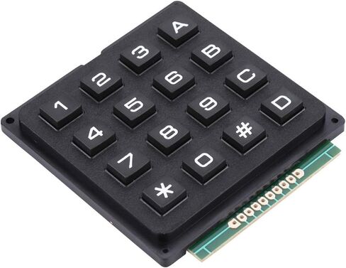 Keyboard, Mouse and Presentation Pen Module External Numeric Keypad ABS Compact MCU Keypad Compatible with Microcontroller Embedded System DIY Easy Connect 16 Keys 4x4 Keyboard in Kuwait