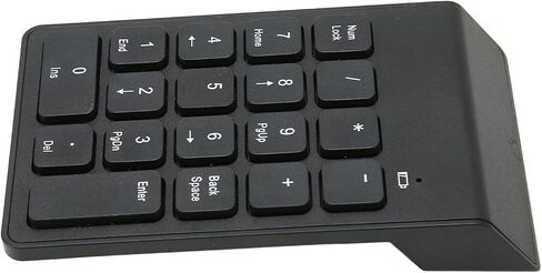 2.4G Wireless Numeric Keypad, Compact Chocolate Button Design for Accountant, Plug and Play Functionality, Ergonomic ABS Material in Kuwait