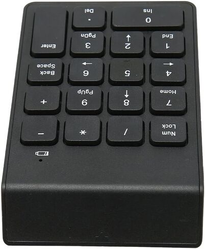 2.4G Wireless Numeric Keypad, Compact Chocolate Button Design for Accountant, Plug and Play Functionality, Ergonomic ABS Material in Kuwait