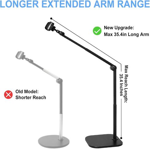 MACEVIA Overhead Phone Stand for Recording,Tabletop Cooking Tripod for Desk in Kuwait