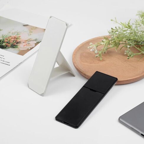 2 Pack Ultra-Slim Adhesive Foldable Phone & Tablet Stand, Two Adjustable Viewing Angles, Strong Back Adhesive, Portable & Lightweight in Kuwait