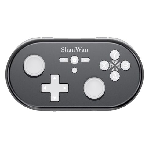 ShanWan Wireless Mini Controller for Switch, PC, iOS, Android, Supports Keyboard Mode for iPad Procreate (Black) in Kuwait