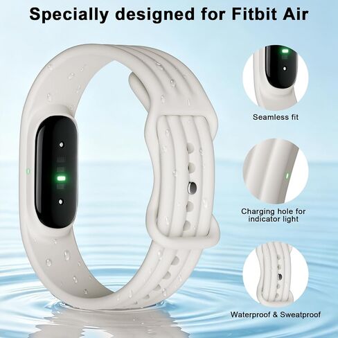 Compatible with Google Fitbit Air Active Band Silicone Soft Sport Strap in Kuwait