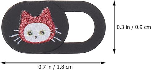 6pcs Cat Pattern Webcam Cover Slide for Computer Privacy Protection in Kuwait