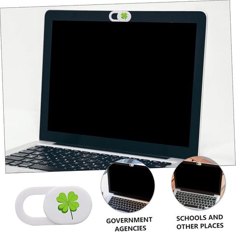 6pcs Ultra Thin Laptop Camera Cover Slide Four Leaf Clover Pattern in Kuwait