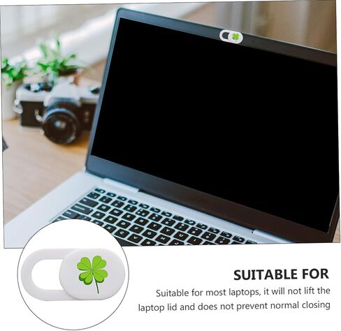 6pcs Ultra Thin Laptop Camera Cover Slide Four Leaf Clover Pattern in Kuwait