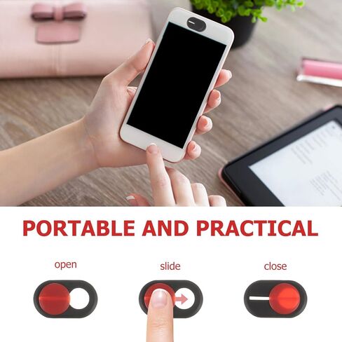 Professional Webcam Cover Privacy Sticker 4pcs for Laptop and Phone in Kuwait