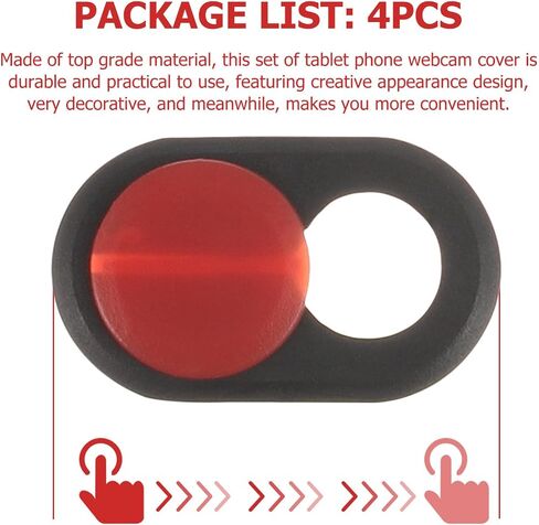 Professional Webcam Cover Privacy Sticker 4pcs for Laptop and Phone in Kuwait