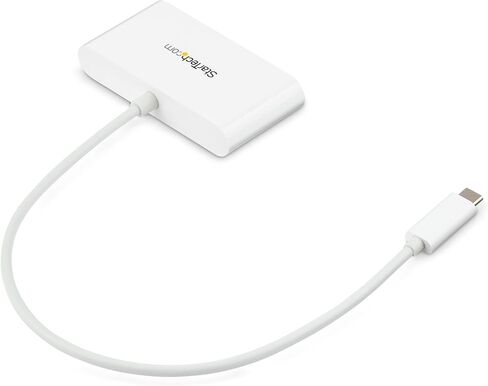StarTech.com 3 Port USB C Hub w/Gigabit Ethernet USB Type C to 3 x USB-A Multi Port USB 3.0 Hub for MacBook Pro (HB30C3A1GEA) White in Kuwait