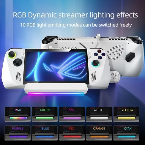 Stand Dock for Steamdeck/ROG Ally/Legion Go, 6-in-1 Steamdeck Dock with 4K@60Hz HDTV, Gigabit Ethernet, 3 USB-A 3.0 & 100W USB-C Charging Ports White in Kuwait