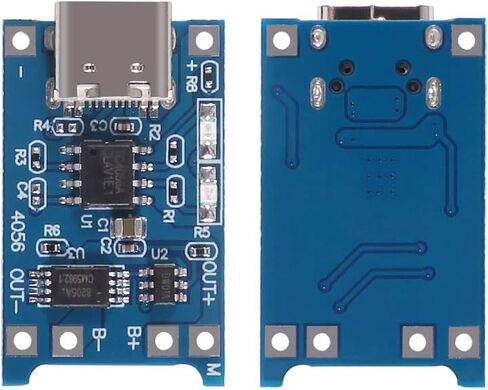 15PCS TP4056 Type-c USB 5V 1A 18650 Lithium Battery Charger Module Charging Board with Dual Protection Functions in Kuwait