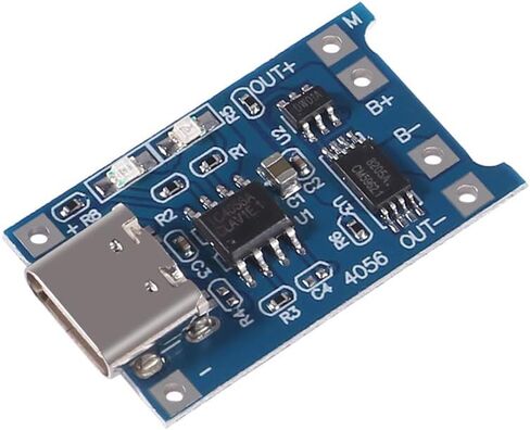 15PCS TP4056 Type-c USB 5V 1A 18650 Lithium Battery Charger Module Charging Board with Dual Protection Functions in Kuwait