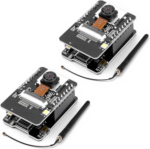 ESP32 CAM Development Board 2Pack with OV3660 Camera, WiFi Bluetooth ESP32-CAM Module with 4MB PSRAM, USB Programmer Board, IPEX Antenna, TF Card Slot for Wireless Monitoring IoT Projects in Kuwait