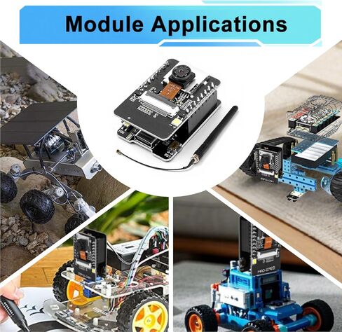 ESP32 CAM Development Board 2Pack with OV3660 Camera, WiFi Bluetooth ESP32-CAM Module with 4MB PSRAM, USB Programmer Board, IPEX Antenna, TF Card Slot for Wireless Monitoring IoT Projects in Kuwait