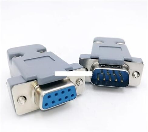 DB9 serial adapter connector D type RS232 COM 9 pin hole port socket female&Male Screw installation + shell DP9 BJXKHFPIV(Female Golden) in Kuwait