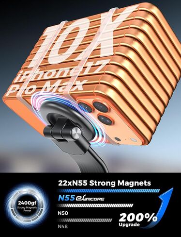 Magsafe Car Mount, Bendable Alloy Arm Magnetic Phone Holders for Your Car in Kuwait