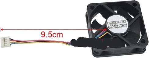 50mm Fan G5015M12D1+6 12V 0.2A 50 * 50 * 15mm 4pin PWM Car Audio Cooling Fan Cable lengeth 9.5cm in Kuwait