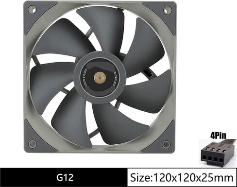 TL-G12B Black 12CM Chassis Fan 4pin PWM Hydraulic Bearing 1500rpm in Kuwait