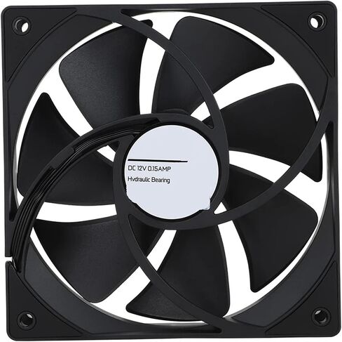 TL-G12B Black 12CM Chassis Fan 4pin PWM Hydraulic Bearing 1500rpm in Kuwait