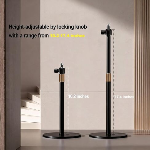 Brio-101 Webcam Tabletop Holder,17'' Magnet Webcam-Stand Tripod Mount Compatible with Logitech Brio 101 100/Brio 301 300/Brio 501 500/Brio 4K/C270/C310 webcams in Kuwait
