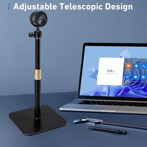 Brio-101 Webcam Tabletop Holder,17'' Magnet Webcam-Stand Tripod Mount Compatible with Logitech Brio 101 100/Brio 301 300/Brio 501 500/Brio 4K/C270/C310 webcams in Kuwait