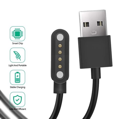 E ECSEM Charger for SkyCaddie LX2, LX5, LX5C Golf GPS Watch Charging Cable, Replacement Magnetic USB Charger Cable Cord Accessories, Durable and Portable in Kuwait