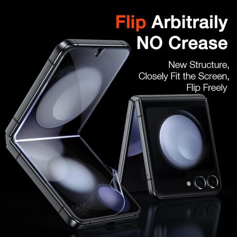 LK 3 Pack for Samsung Galaxy Z Flip 5 Screen Protector, Soft TPU Film in Kuwait