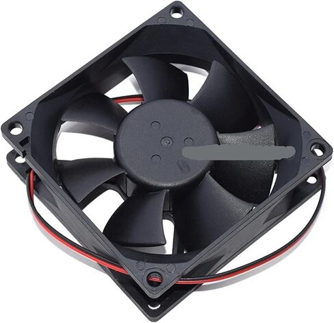 YTD158025S DC 15V 0.35A 80x80x25mm 2-Wire Square Cooling Fan in Kuwait