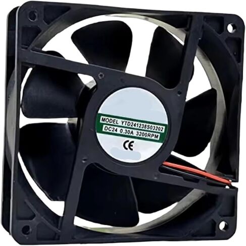 Cooler Fan YTD241238S03202 0.30A YTD241238S03301 .35A YTD241238S02600 .20A 24V Fan 12038 12CM 120 * 120 * 38MM in Kuwait