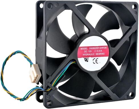 DS09225R12HP235 9.2cm 92mm Fan 92x92x25mm DC12V 0.41A 4pin High Speed axial Flow Cooling for Chassis Motherboard CPU in Kuwait